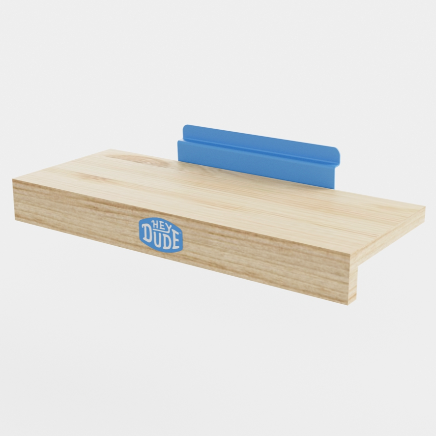 BRANDED SHOE SHELF WOOD