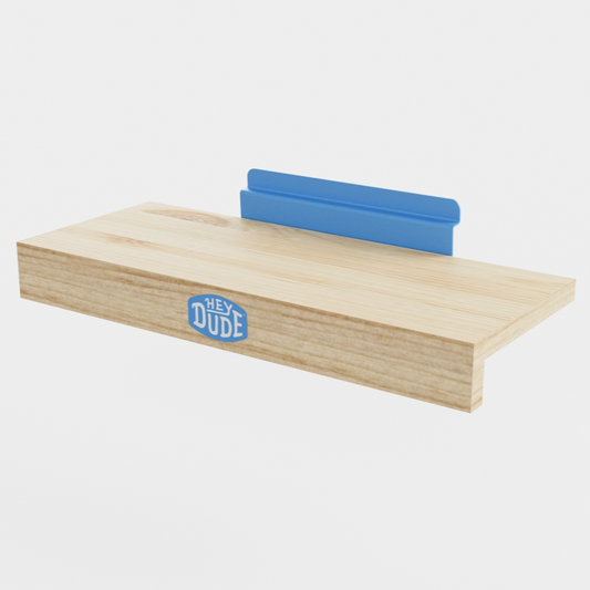 BRANDED SHOE SHELF WOOD